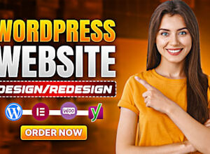 I Do Create WordPress Website Development, Design Redesign, Clone, Landing Page.